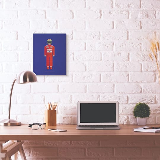 Stupell Industries Ayrton Senna Famous Fashion Design Wall Accent